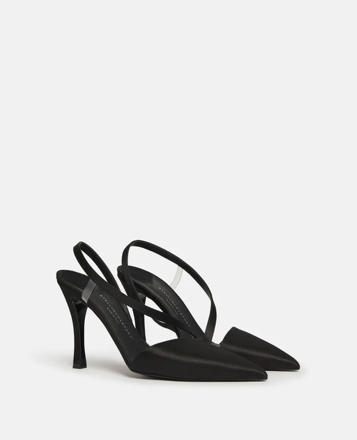 Women Sandals Stella McCartney Stella Iconic D039Orsay Stiletto Heels Black Women Sandals Stella McCartney Stella Iconic D039Orsay Stiletto Heels Black