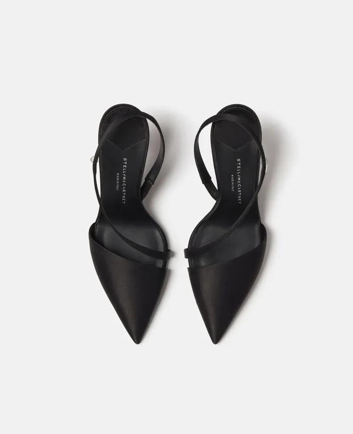 Women Sandals Stella McCartney Stella Iconic D039Orsay Stiletto Heels Black Women Sandals Stella McCartney Stella Iconic D039Orsay Stiletto Heels Black