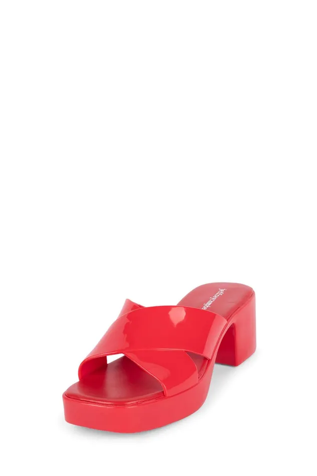Women Sandals Under 100 Jeffrey Campbell BUBBLEGUM Red