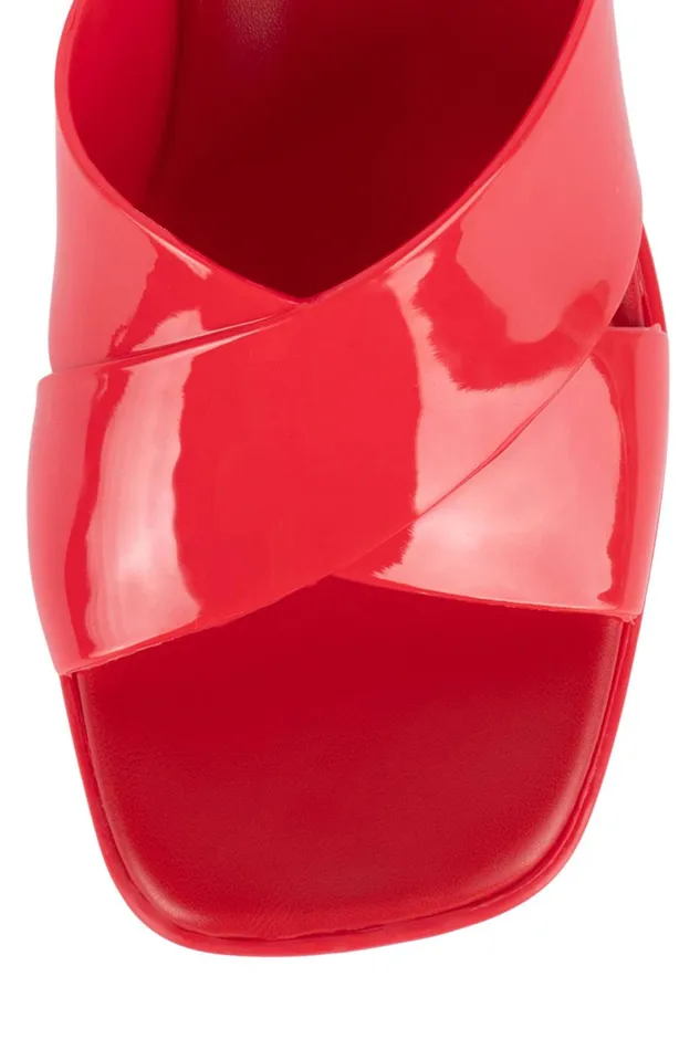 Women Sandals Under 100 Jeffrey Campbell BUBBLEGUM Red