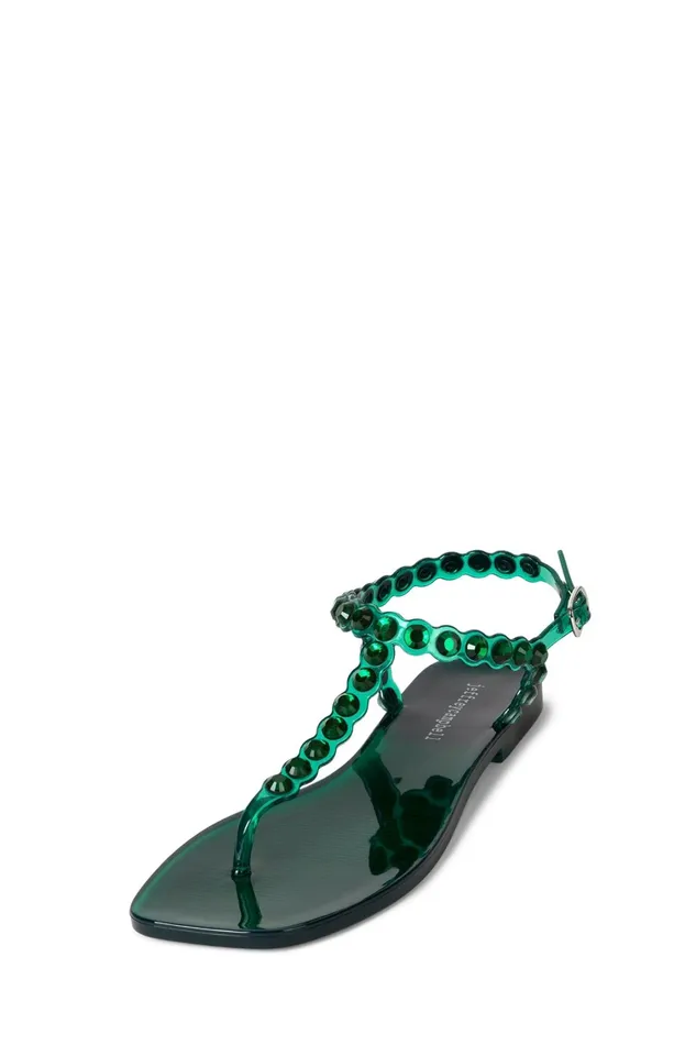 Women Sandals Under 100 Jeffrey Campbell JEMMIN Fuchsia Shiny