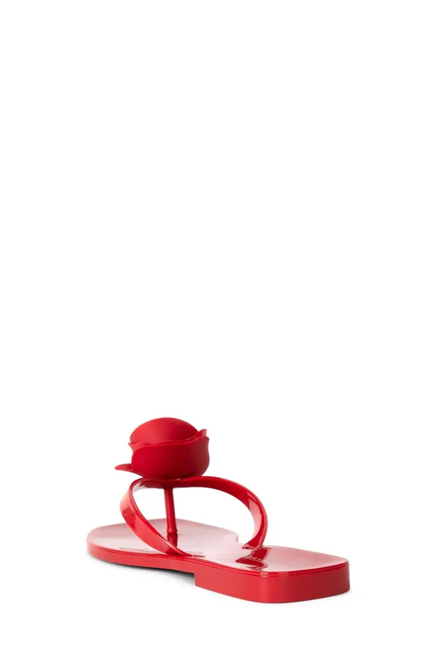 Women Sandals Under 100 Jeffrey Campbell SOSWEET Red Shiny