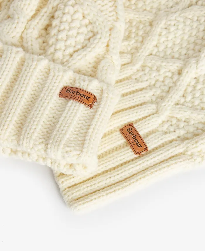 Women Scarves and Wraps Barbour Ridley Beanie And Scarf Cream Women Scarves and Wraps Barbour Ridley Beanie And Scarf Cream