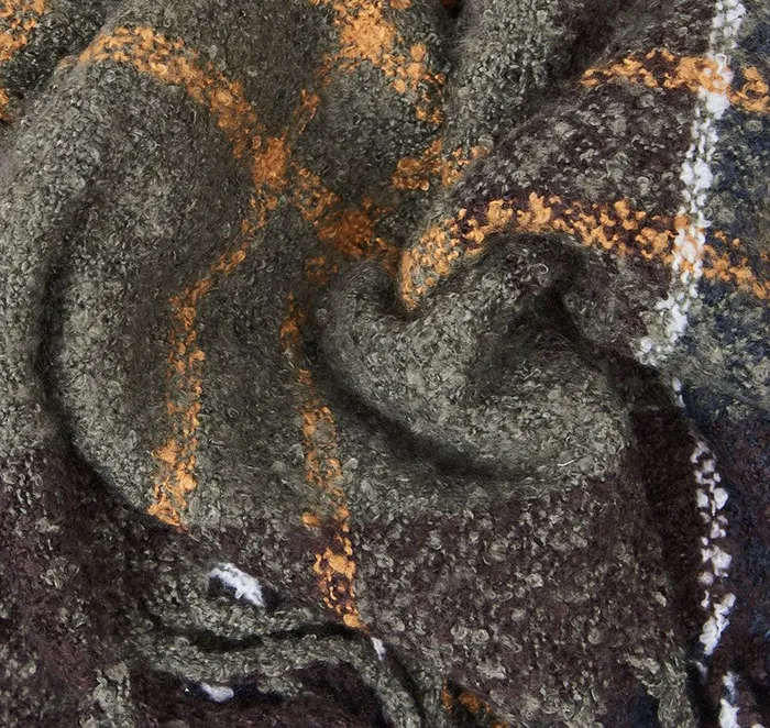 Women Scarves and Wraps Barbour Tartan Boucle Scarf Classic Women Scarves and Wraps Barbour Tartan Boucle Scarf Classic