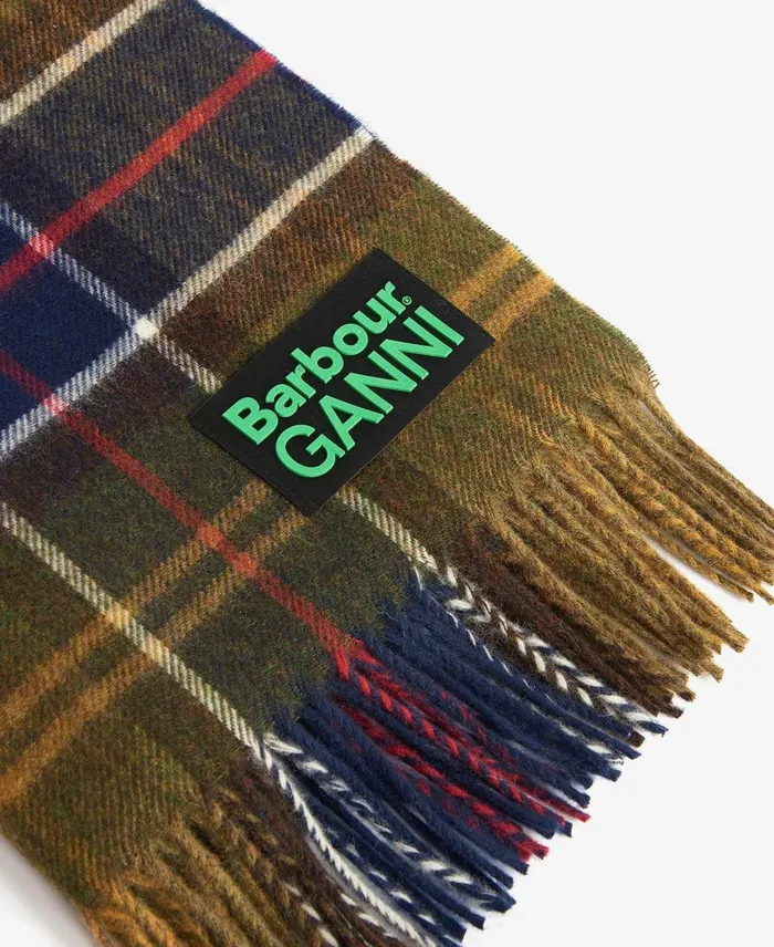 Women Scarves and Wraps Barbour X GANNI Tartan Scarf Classic Tartan Women Scarves and Wraps Barbour X GANNI Tartan Scarf Classic Tartan