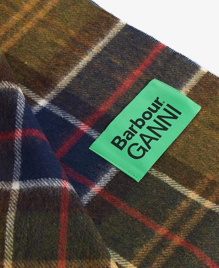 Women Scarves and Wraps Barbour X GANNI Tartan Scarf Classic Tartan Women Scarves and Wraps Barbour X GANNI Tartan Scarf Classic Tartan
