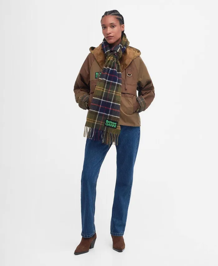 Women Scarves and Wraps Barbour X GANNI Tartan Scarf Classic Tartan Women Scarves and Wraps Barbour X GANNI Tartan Scarf Classic Tartan
