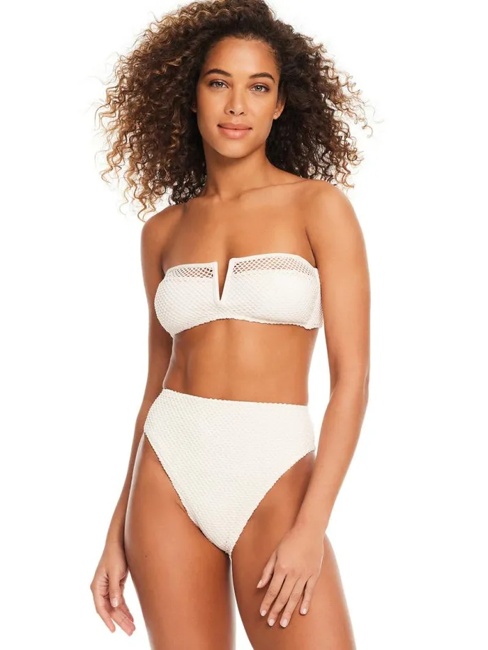 Women Sea Crochet VWire Bandeau Bikini Top White Sand Sanctuary Clothing Swim Tops Women Sea Crochet VWire Bandeau Bikini Top White Sand Sanctuary Clothing Swim Tops