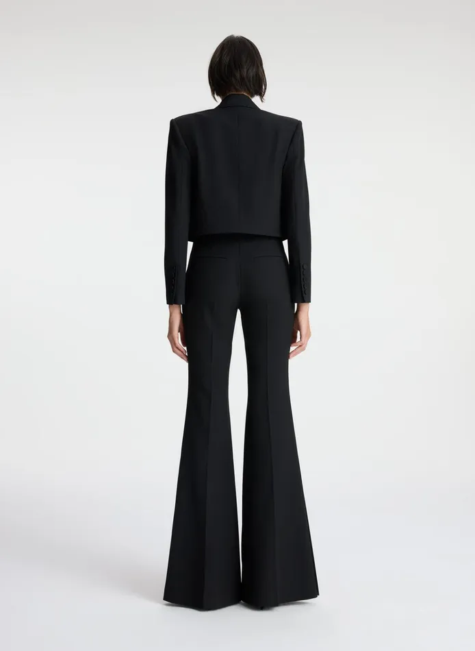 Women Sets ALC Anderson Cropped Tuxedo Jacket Black