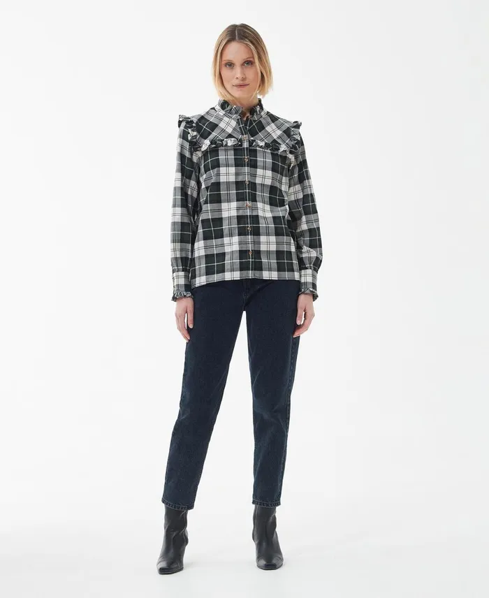 Women Shirts and Blouses Barbour Angelina Shirt Poplar Tartan Women Shirts and Blouses Barbour Angelina Shirt Poplar Tartan