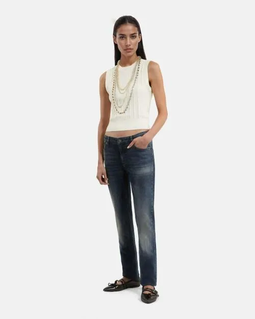 Women Shirts and Tops The Kooples White Knit Top White