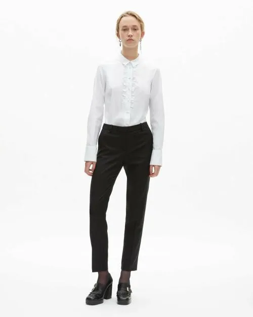 Women Shirts and Tops The Kooples White Poplin Shirt White