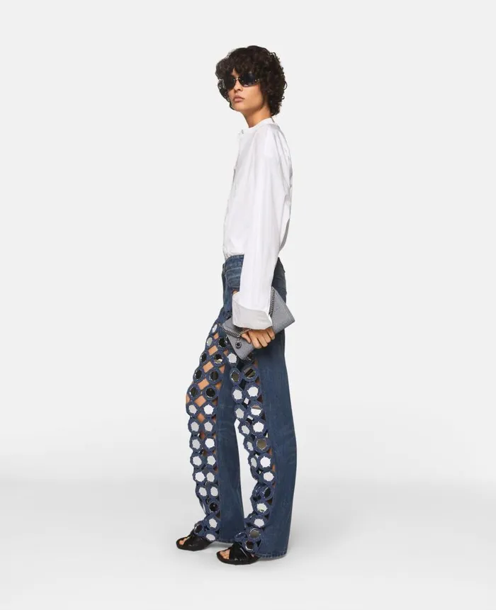 Women Shirts And Tops Stella McCartney Plastron Cotton Shirt Pure White