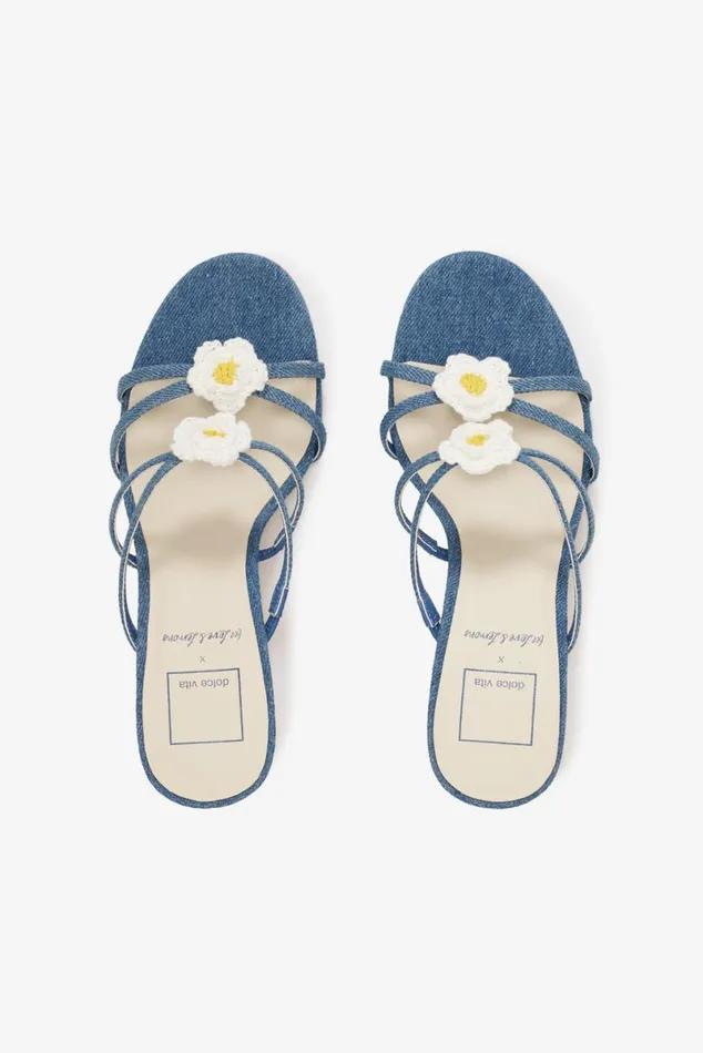 Women Shoes For Love and Lemons Bete Heel Blue Women Shoes For Love and Lemons Bete Heel Blue