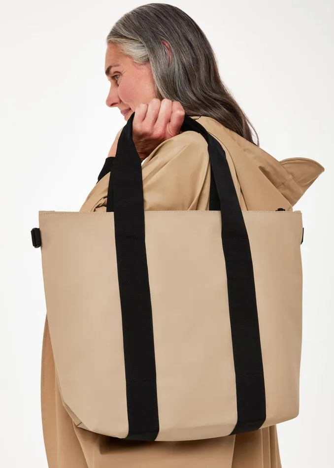 Women Shoulder Bags and Tote Bags Whistles Taupe Rains Tote Bag