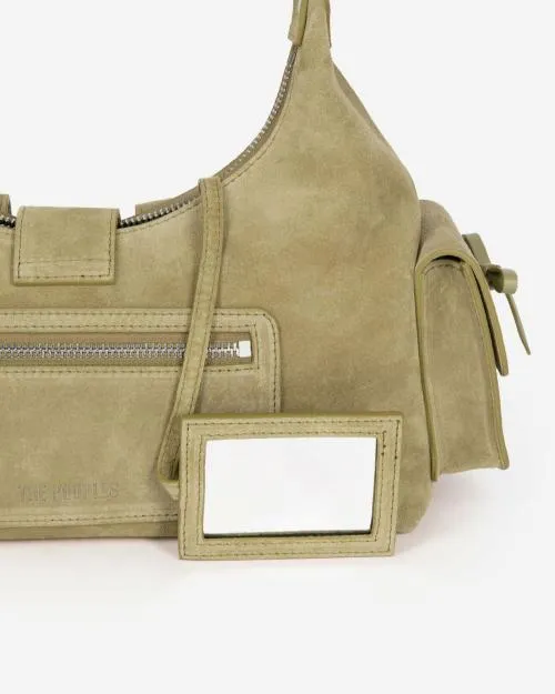 Women Shoulder Bags The Kooples Amelia Bag In Camel Suede Leather Camel