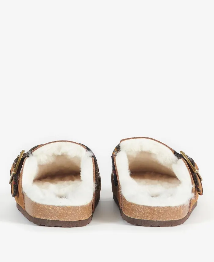Women Slippers Barbour Nellie Mule Slippers Camel Suede Women Slippers Barbour Nellie Mule Slippers Camel Suede