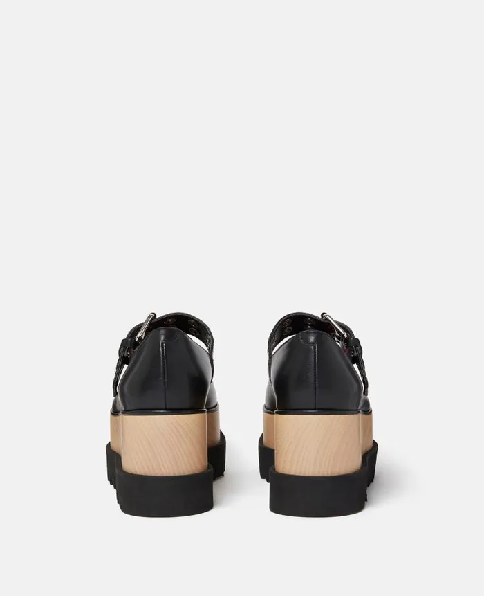 Women Sneakers Stella McCartney Elyse StarStudded Mary Janes Midnight Black