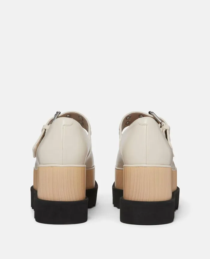 Women Sneakers Stella McCartney Elyse StarStudded Mary Janes Stone White
