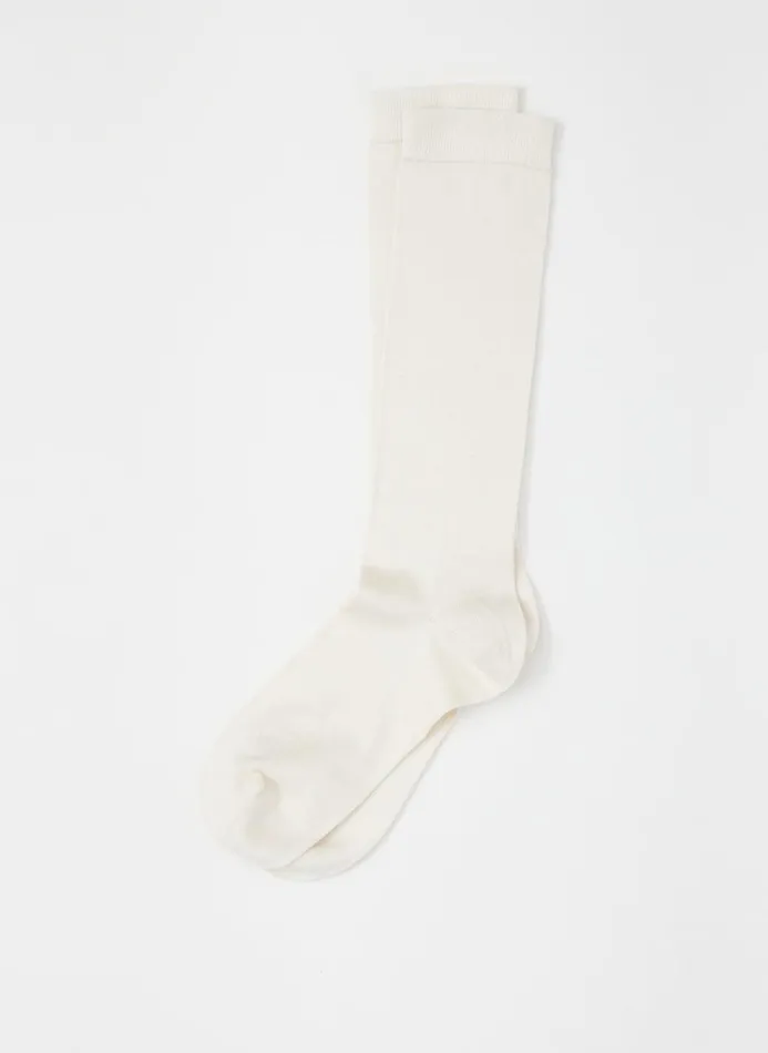 Women Socks Tibi Classic Socks White