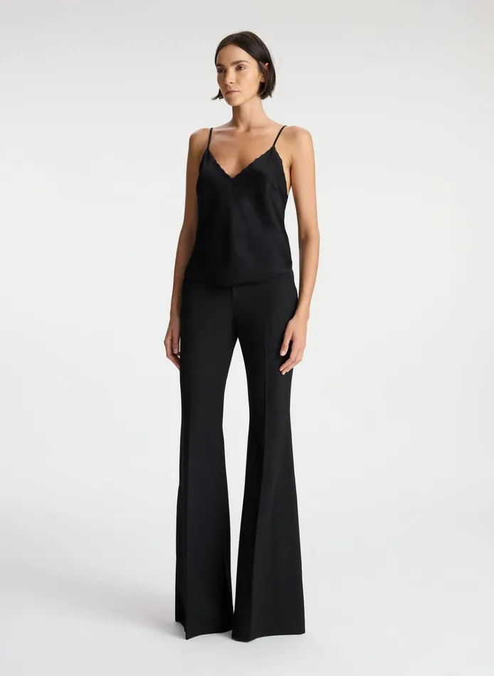 Women Suits ALC Malia Scalloped Camisole Top Black
