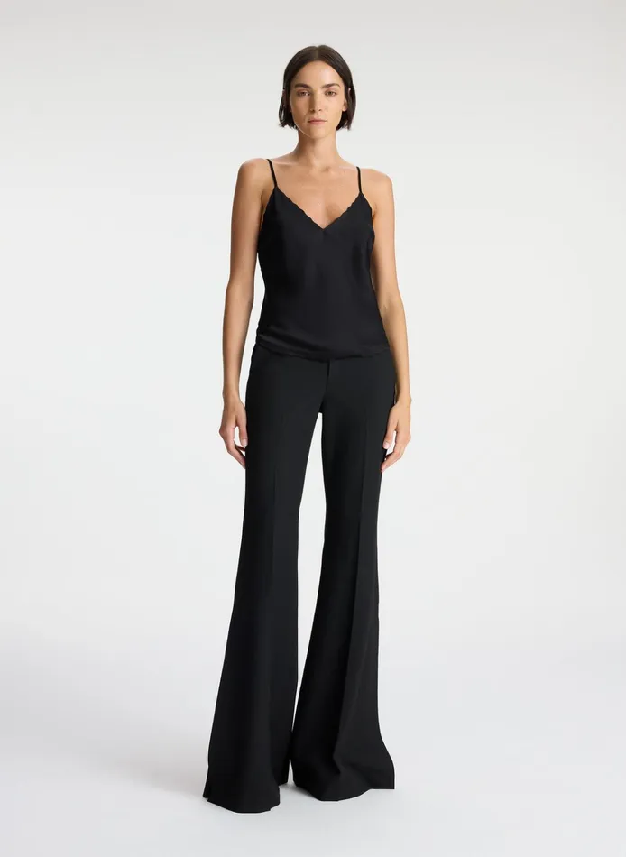 Women Suits ALC Malia Scalloped Camisole Top Black
