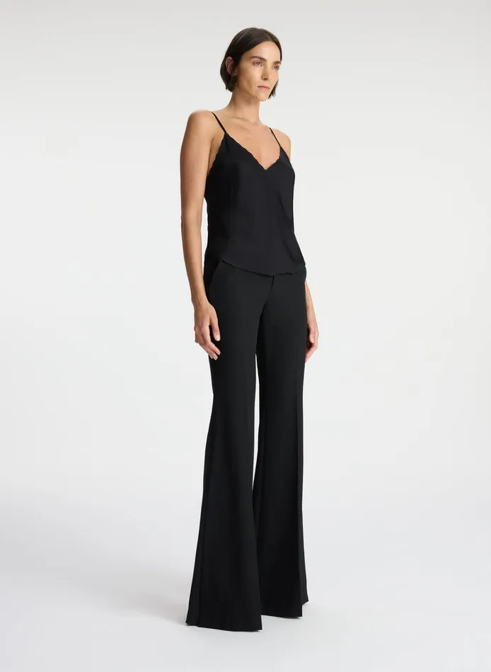 Women Suits ALC Malia Scalloped Camisole Top Black