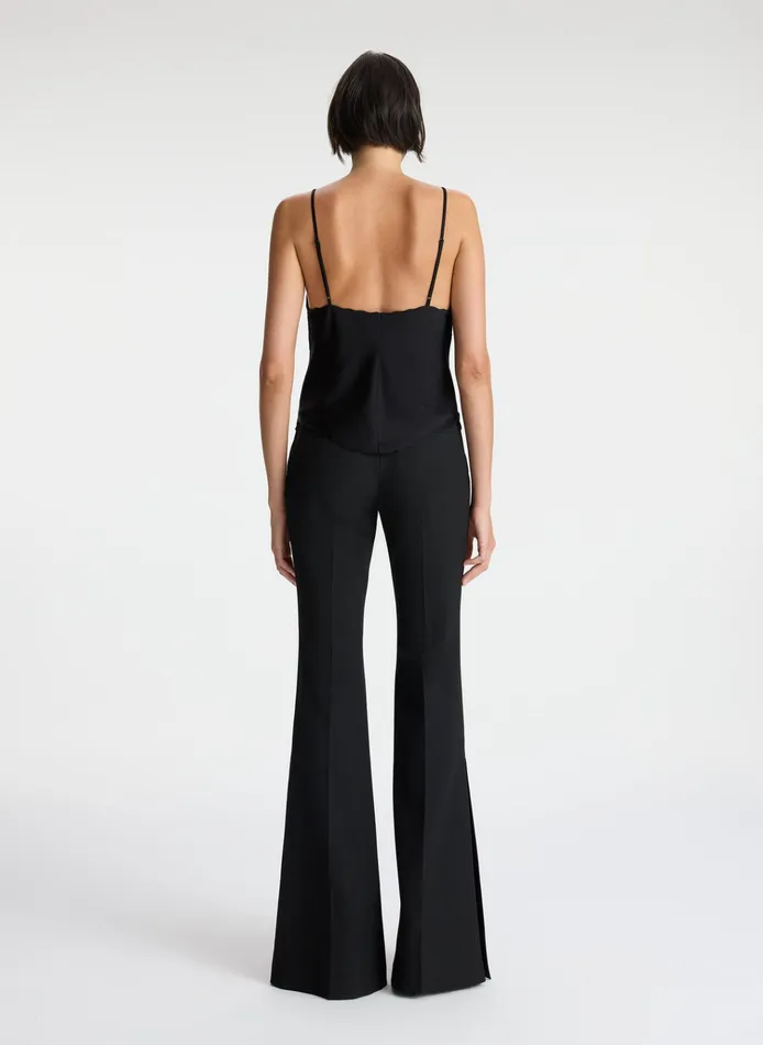 Women Suits ALC Malia Scalloped Camisole Top Black