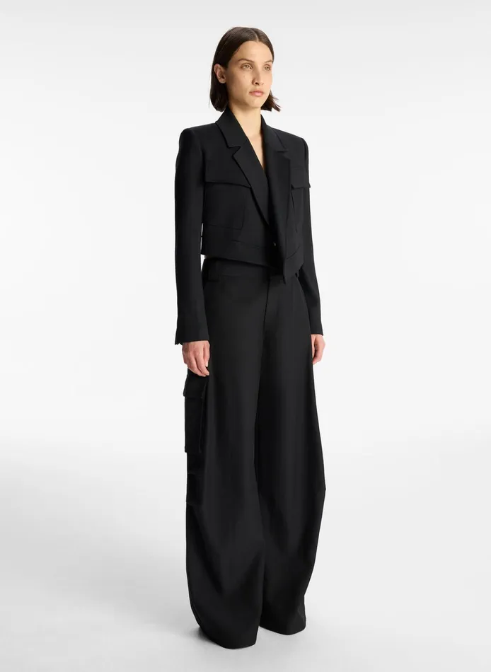 Women Suits ALC Megan Cargo Pant Black