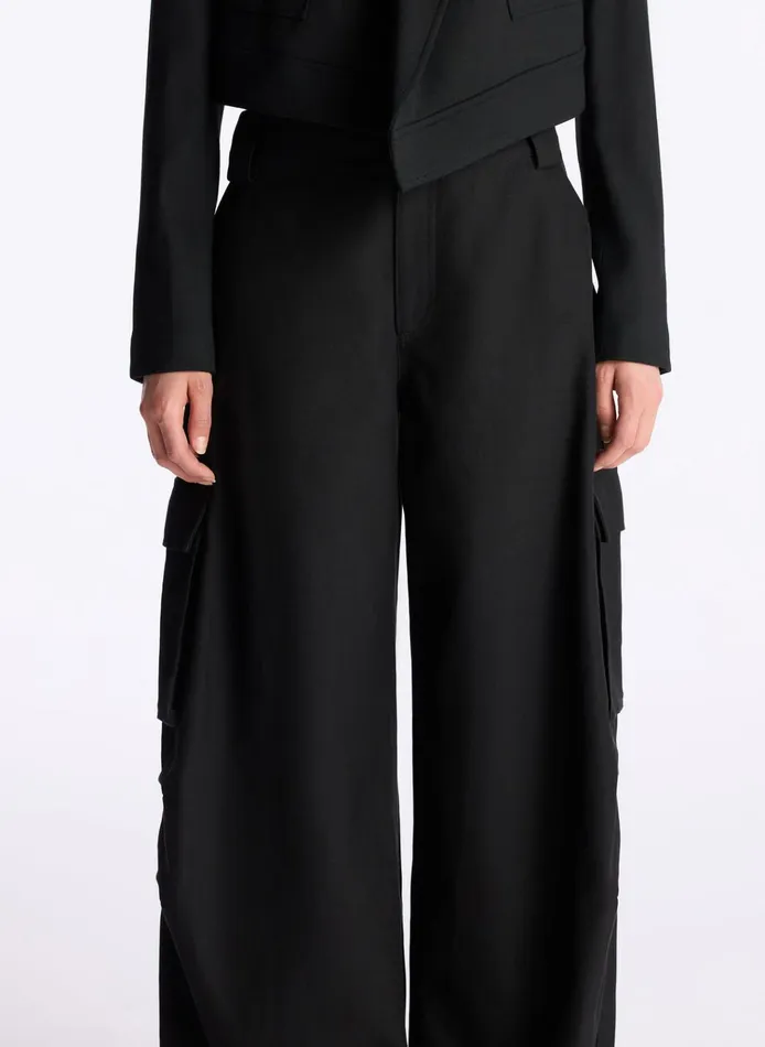 Women Suits ALC Megan Cargo Pant Black
