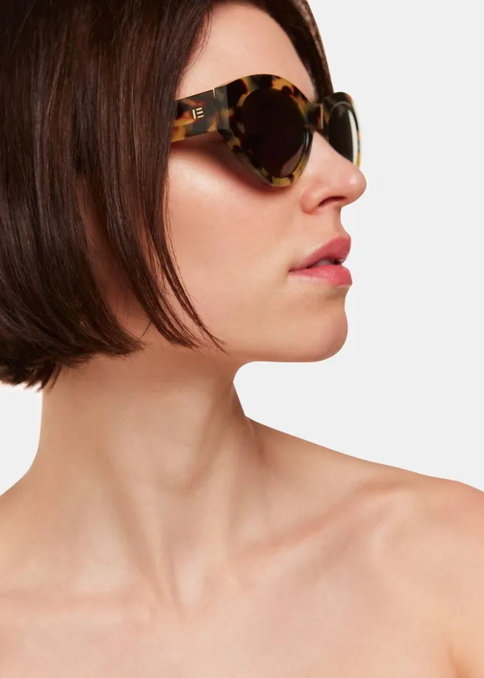 Women Sunglasses Whistles Brown Isle Of Eden Felina Sunglasses