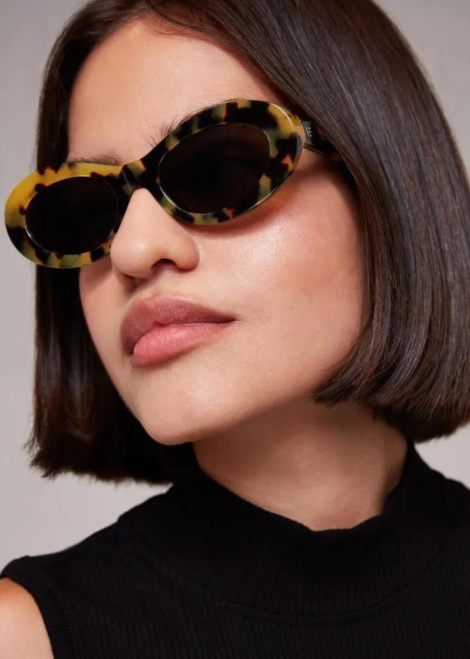 Women Sunglasses Whistles Brown Isle Of Eden Franky Sunglasses