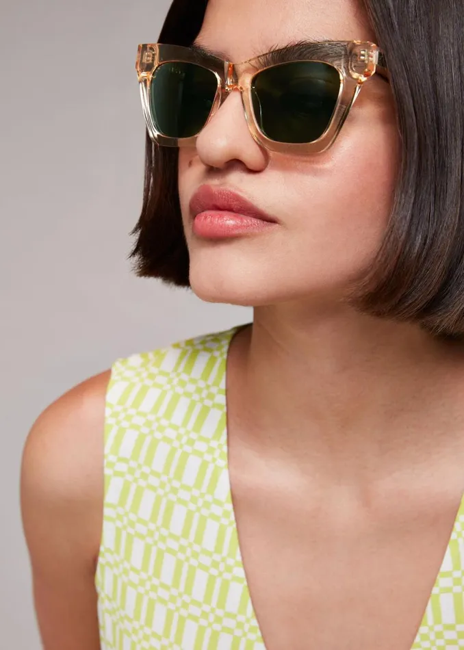 Women Sunglasses Whistles Champagne Isle Of Eden Sienna Sunglasses
