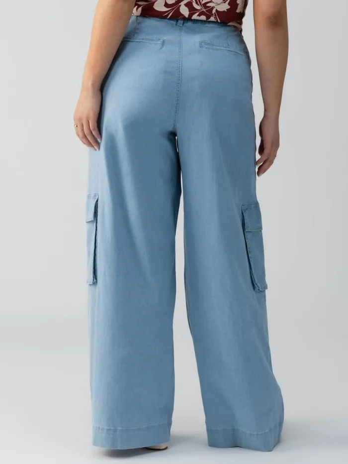 Women Sunset SemiHigh Rise Denim Pant Pale Blue Inclusive Collection Sanctuary Clothing Denim