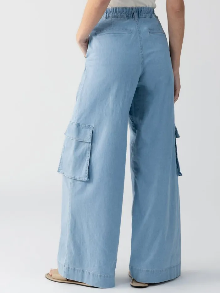 Women Sunset SemiHigh Rise Denim Pant Pale Blue Sanctuary Clothing Denim