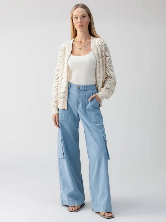 Women Sunset SemiHigh Rise Denim Pant Pale Blue Sanctuary Clothing Denim