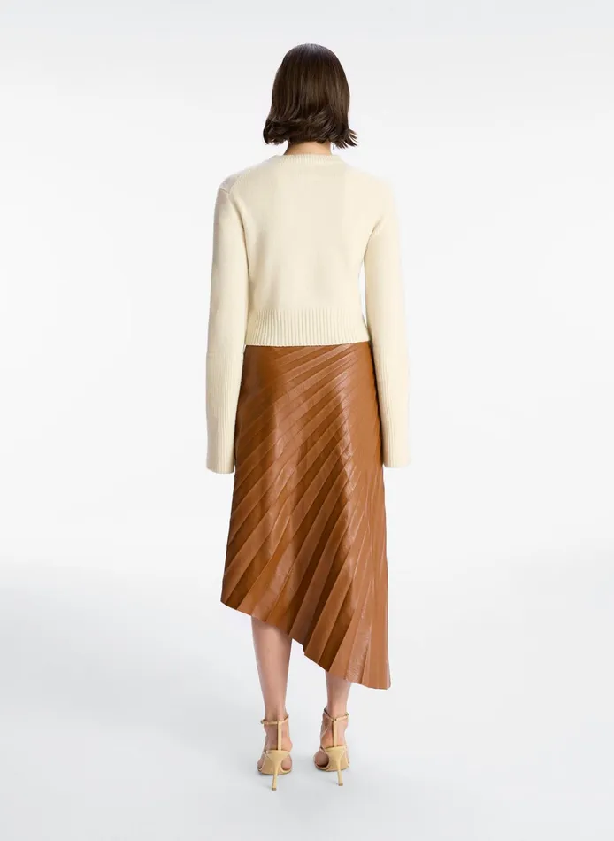 Women Sweaters ALC Clover Wool Sweater Natural