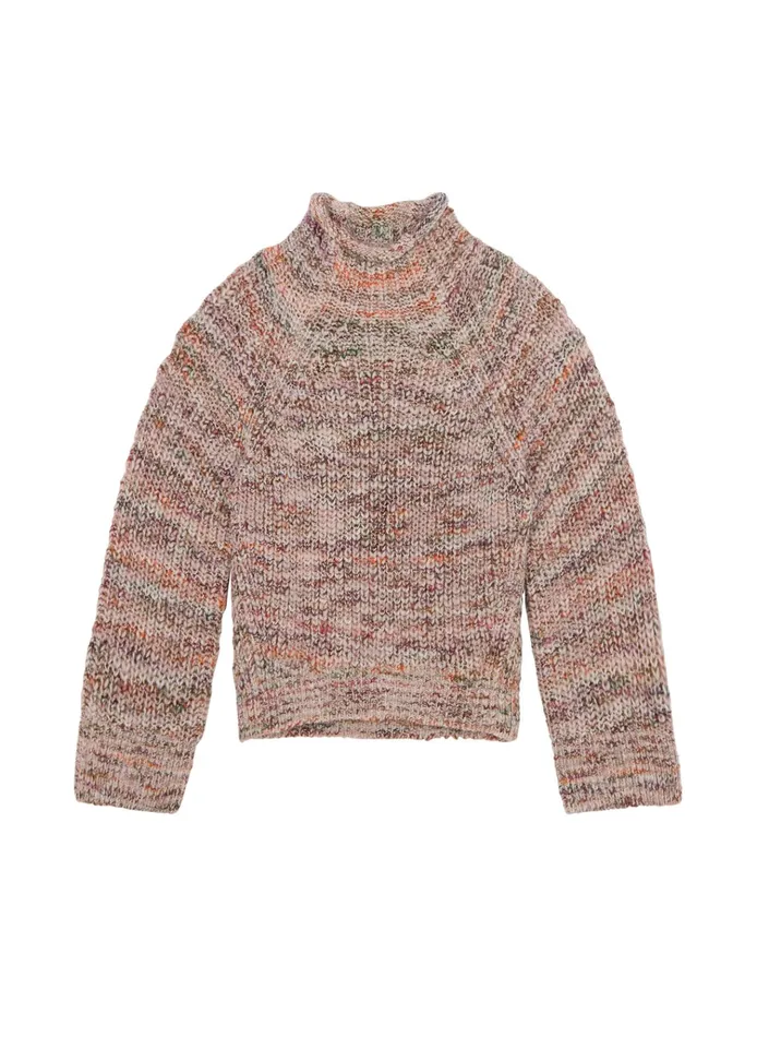 Women Sweaters ALC Liv Marled Wool Sweater Sirocco Rose Marl
