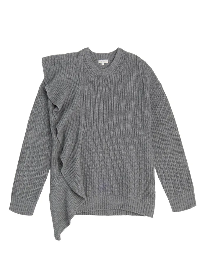 Women Sweaters ALC Mabel Wool Cashmere Sweater Grey