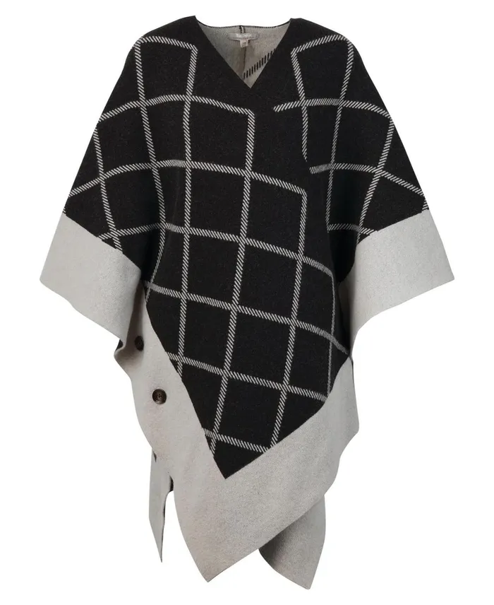 Women Sweaters and Knitwear Barbour Cosmia Cape Classic Black Women Sweaters and Knitwear Barbour Cosmia Cape Classic Black