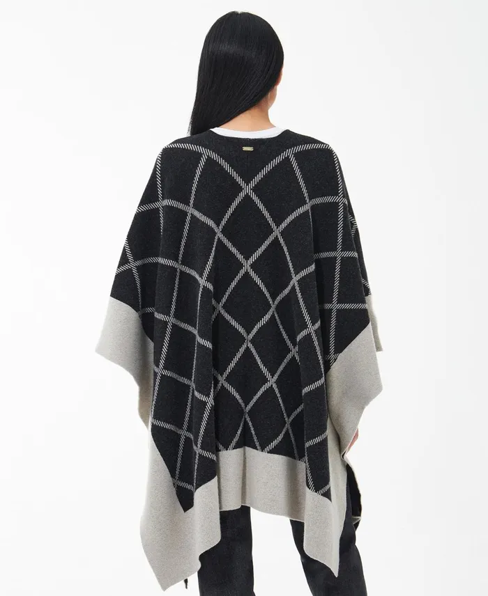 Women Sweaters and Knitwear Barbour Cosmia Cape Classic Black Women Sweaters and Knitwear Barbour Cosmia Cape Classic Black