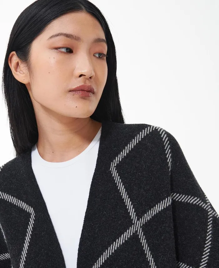 Women Sweaters and Knitwear Barbour Cosmia Cape Classic Black Women Sweaters and Knitwear Barbour Cosmia Cape Classic Black