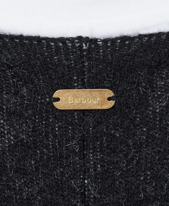 Women Sweaters and Knitwear Barbour Cosmia Cape Classic Black Women Sweaters and Knitwear Barbour Cosmia Cape Classic Black
