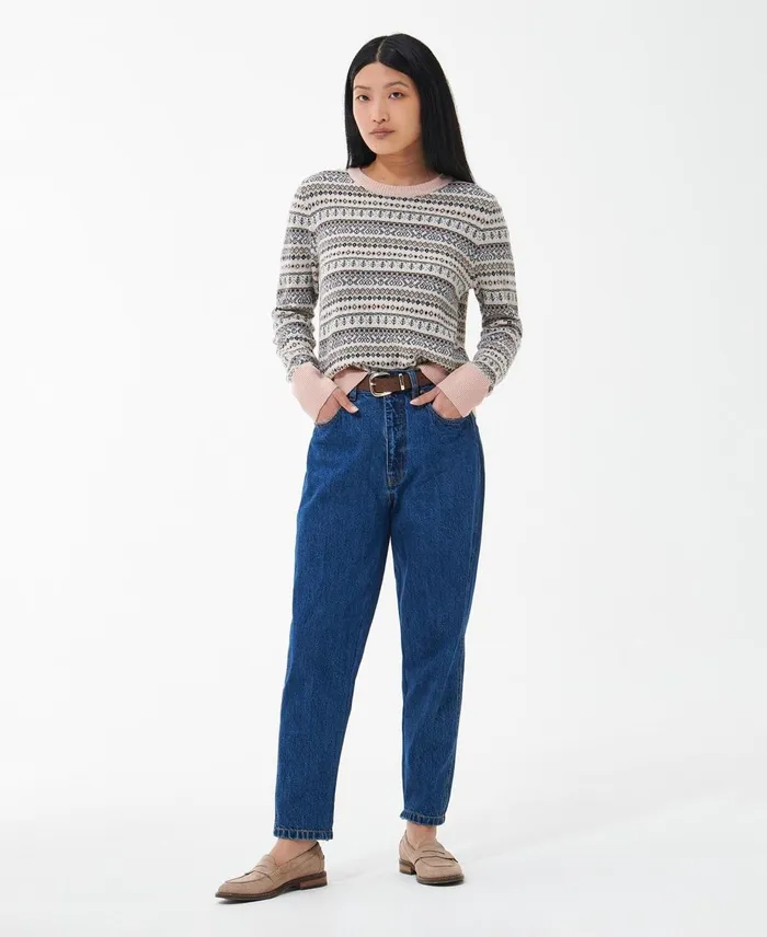 Women Sweaters and Knitwear Barbour Peak Knitted Jumper Classic Multi Women Sweaters and Knitwear Barbour Peak Knitted Jumper Classic Multi