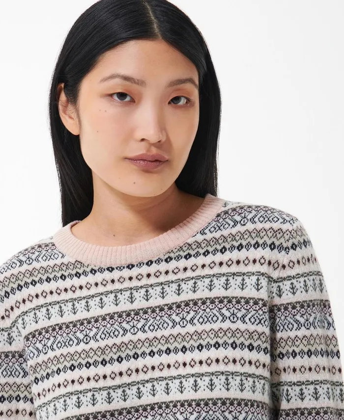 Women Sweaters and Knitwear Barbour Peak Knitted Jumper Classic Multi Women Sweaters and Knitwear Barbour Peak Knitted Jumper Classic Multi