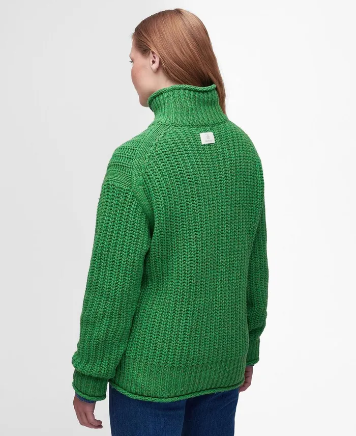 Women Sweaters and Knitwear Barbour Rockcliffe Knitted Jumper Green Apple Women Sweaters and Knitwear Barbour Rockcliffe Knitted Jumper Green Apple