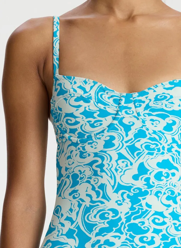 Women Swim ALC Dylan Swimsuit Sconeblue