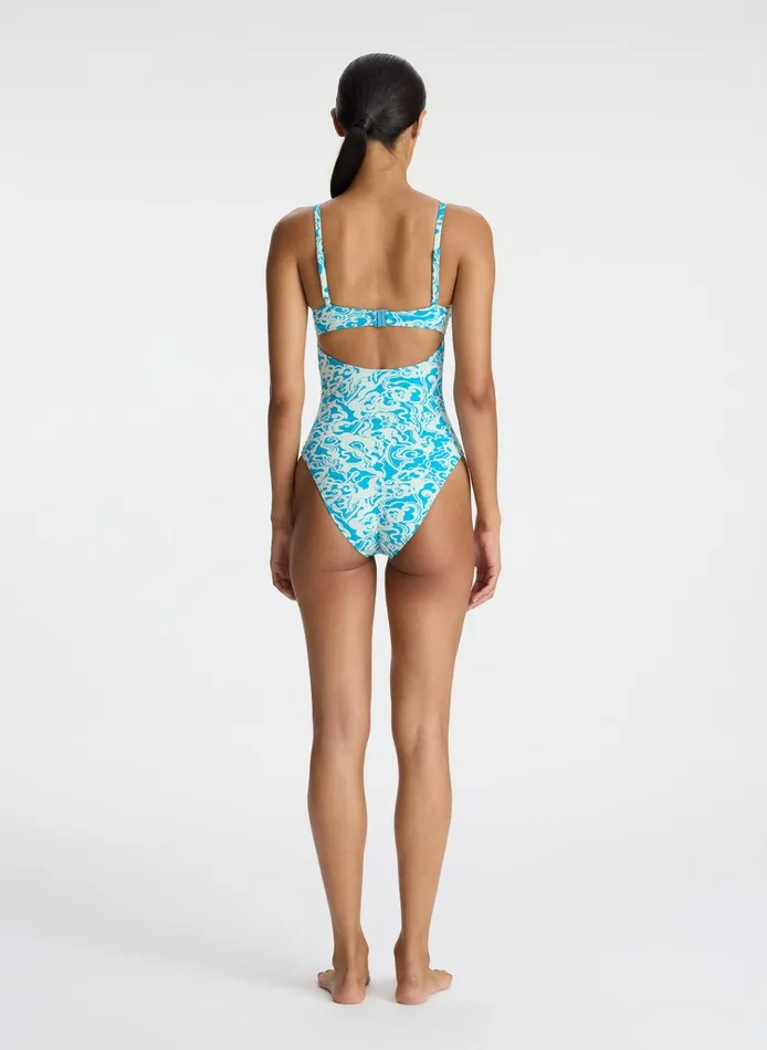 Women Swim ALC Dylan Swimsuit Sconeblue