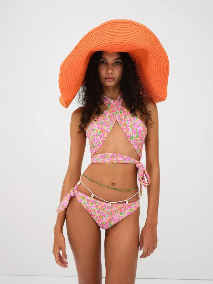 Women Swim For Love and Lemons Dixie Swim Bottom Pink Women Swim For Love and Lemons Dixie Swim Bottom Pink
