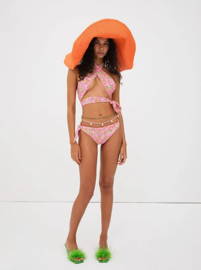 Women Swim For Love and Lemons Dixie Swim Bottom Pink Women Swim For Love and Lemons Dixie Swim Bottom Pink